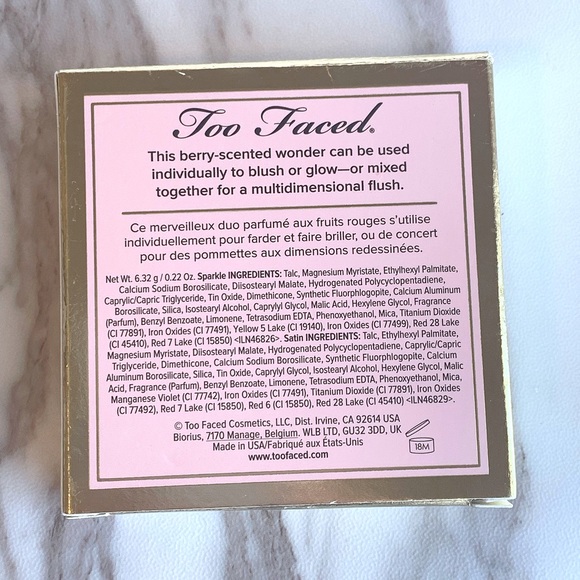 Too Faced Fruit Cocktails Blush Duo Berries Scented - Picture 4 of 6